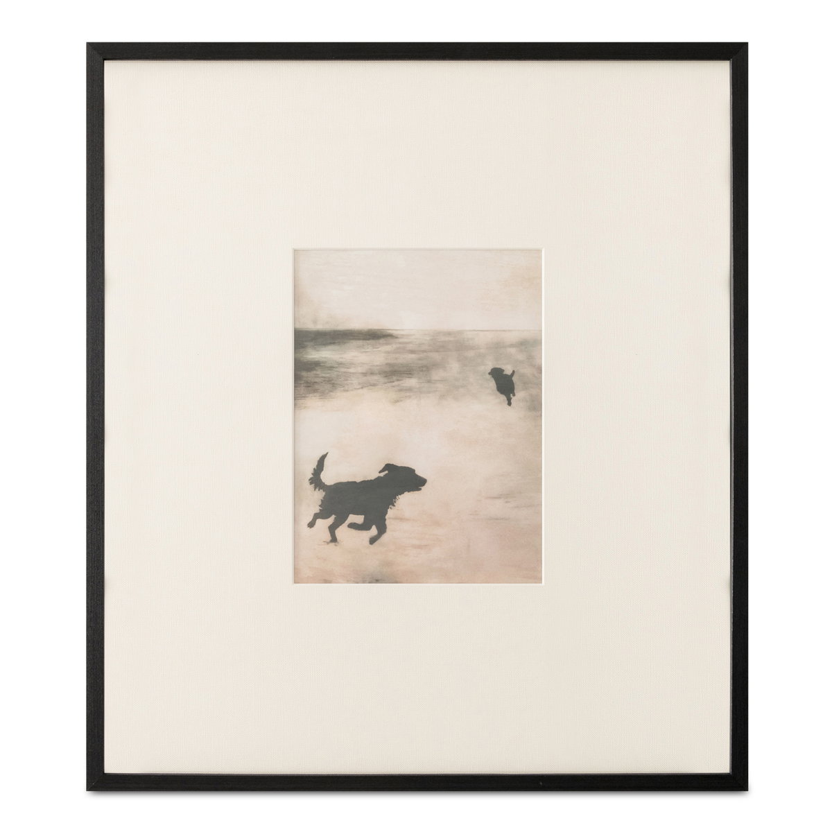 Strand 2 Framed Print, Painting by Moe's Home, 22" width x 25" height x 1.75" depth View 1