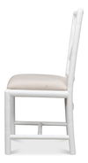 Brighton Bamboo Side Chair, White thumbnail 8