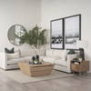 Halston Corner Sectional Piece Oatmeal Performance Fabric, Sectional Sofa by Mercana, 38.5" length x 38.5" width x 30.5" height thumbnail 2