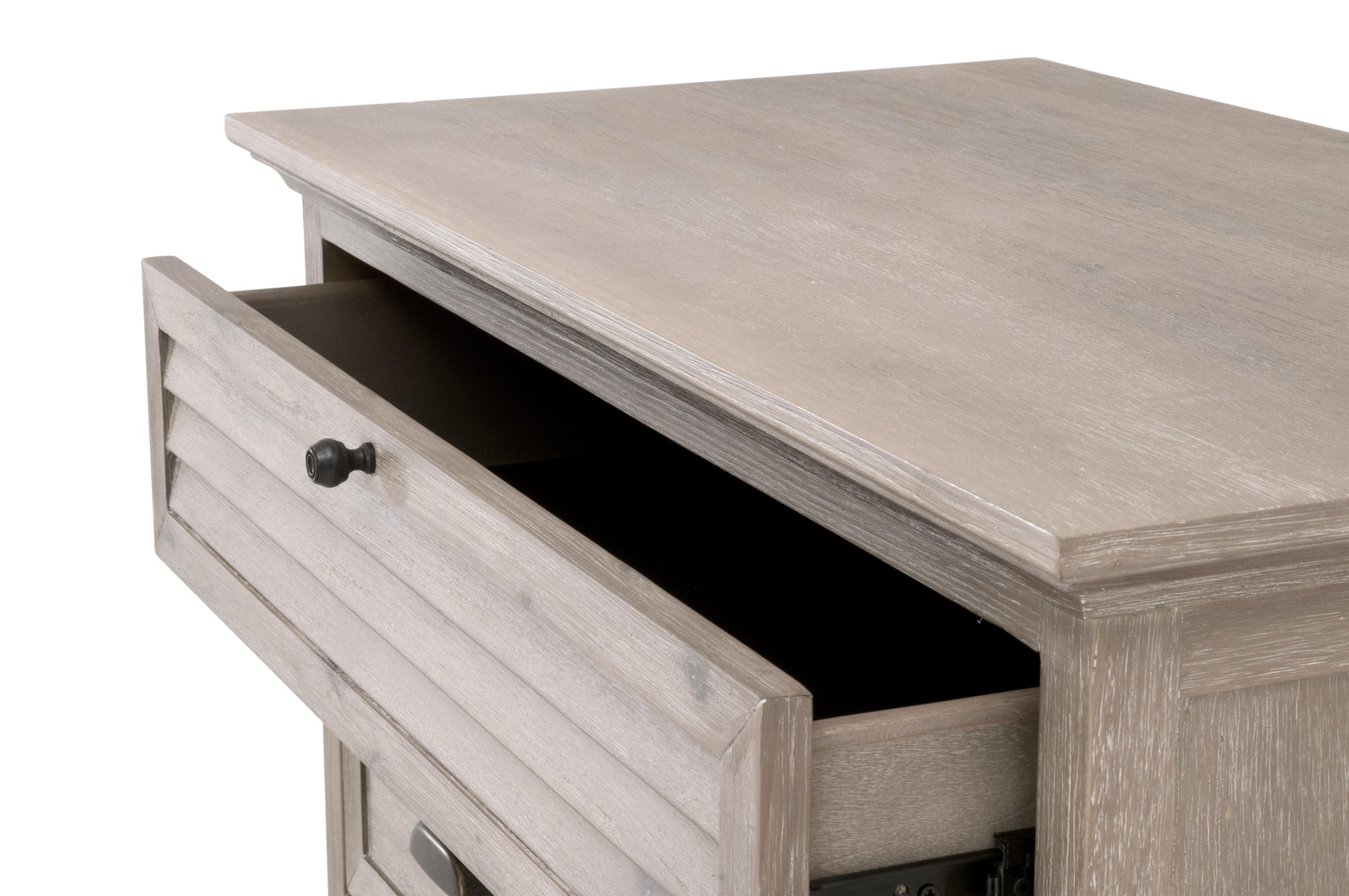 Eden 3-Drawer Nightstand large image 