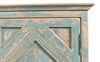 Four Diamonds Sideboard, Blue, Cabinets & Sideboard by Sarreid, 76" length x 22" width x 37" height thumbnail 7