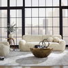 Abide Rounded Sheepskin Sofa, Furniture by Uttermost, 96" width x 31" height x 42" depth thumbnail 4