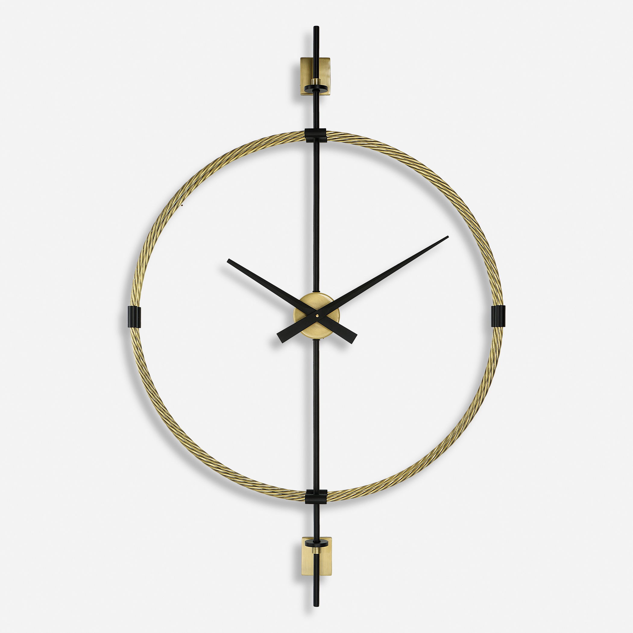 Time Flies Modern Wall Clock large image 