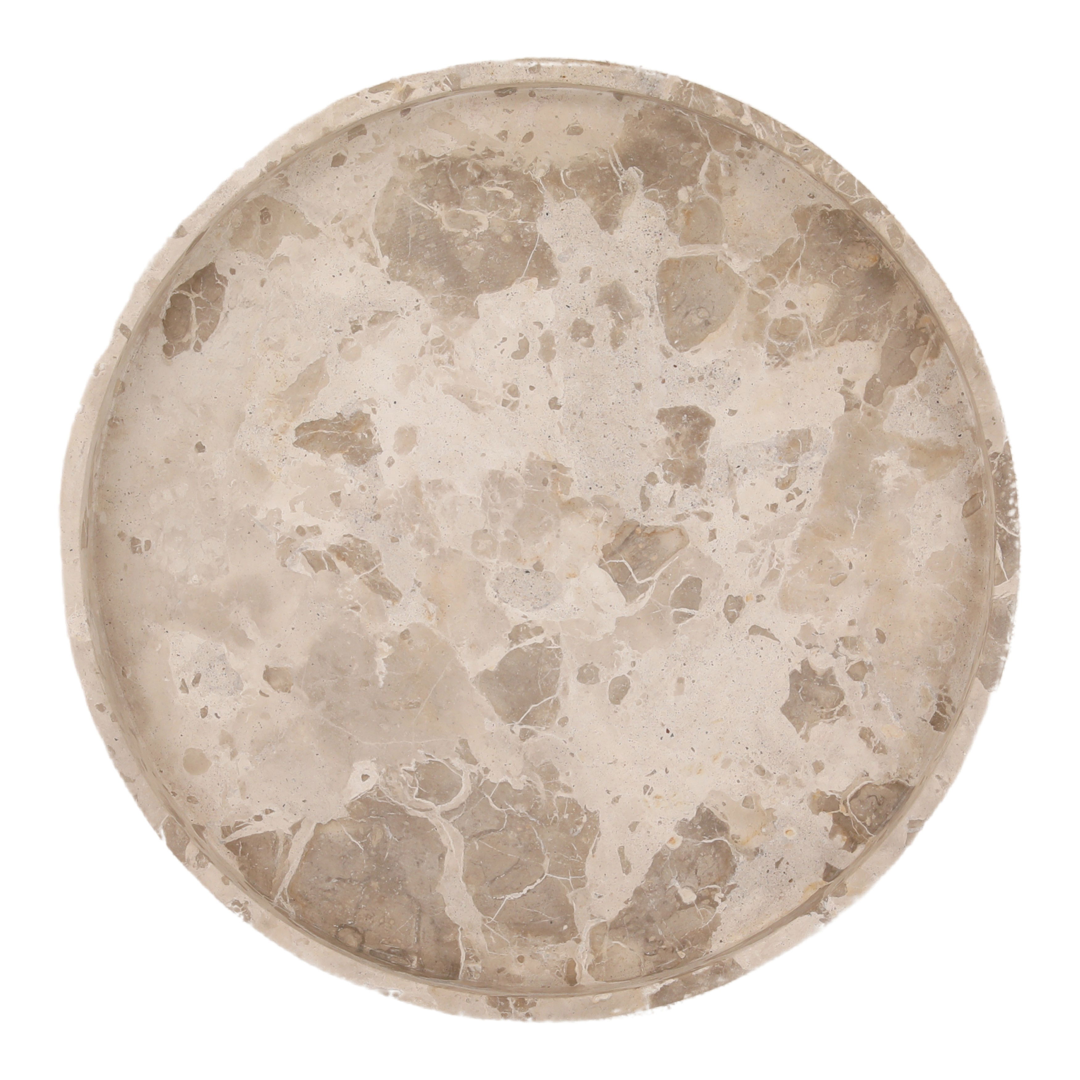 Marcel Bowl Beige, Decor by Dovetail, 20" width x 2.5" height x 20" depth View 2