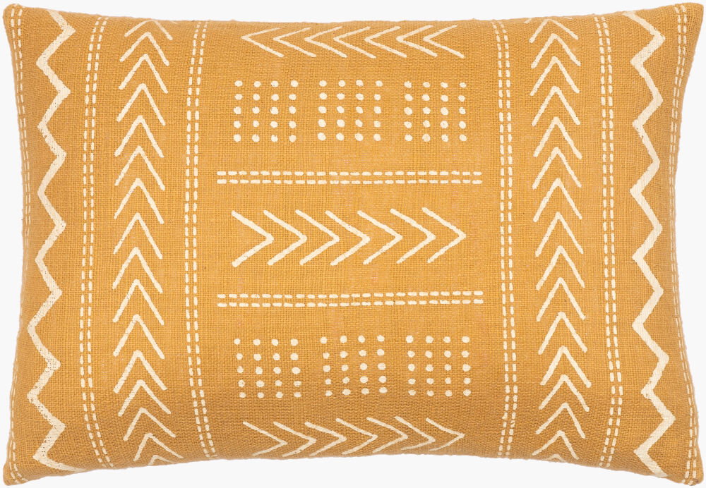 Malian Lumbar Pillow, Decorative Pillow by Surya, 14" length x 22" width