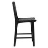 Dale Counter Stool Black Leather Black Frame thumbnail 2