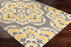 Rain Handmade Rug, by Surya, 1'6" length x 1'6" width thumbnail