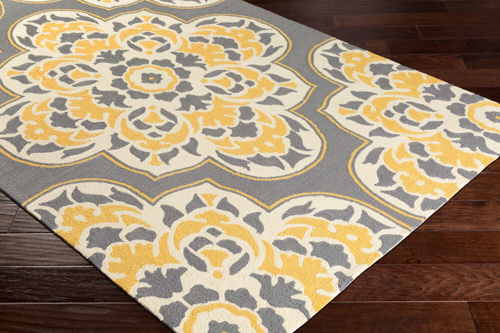 Rain Handmade Rug, by Surya, 1'6" length x 1'6" width