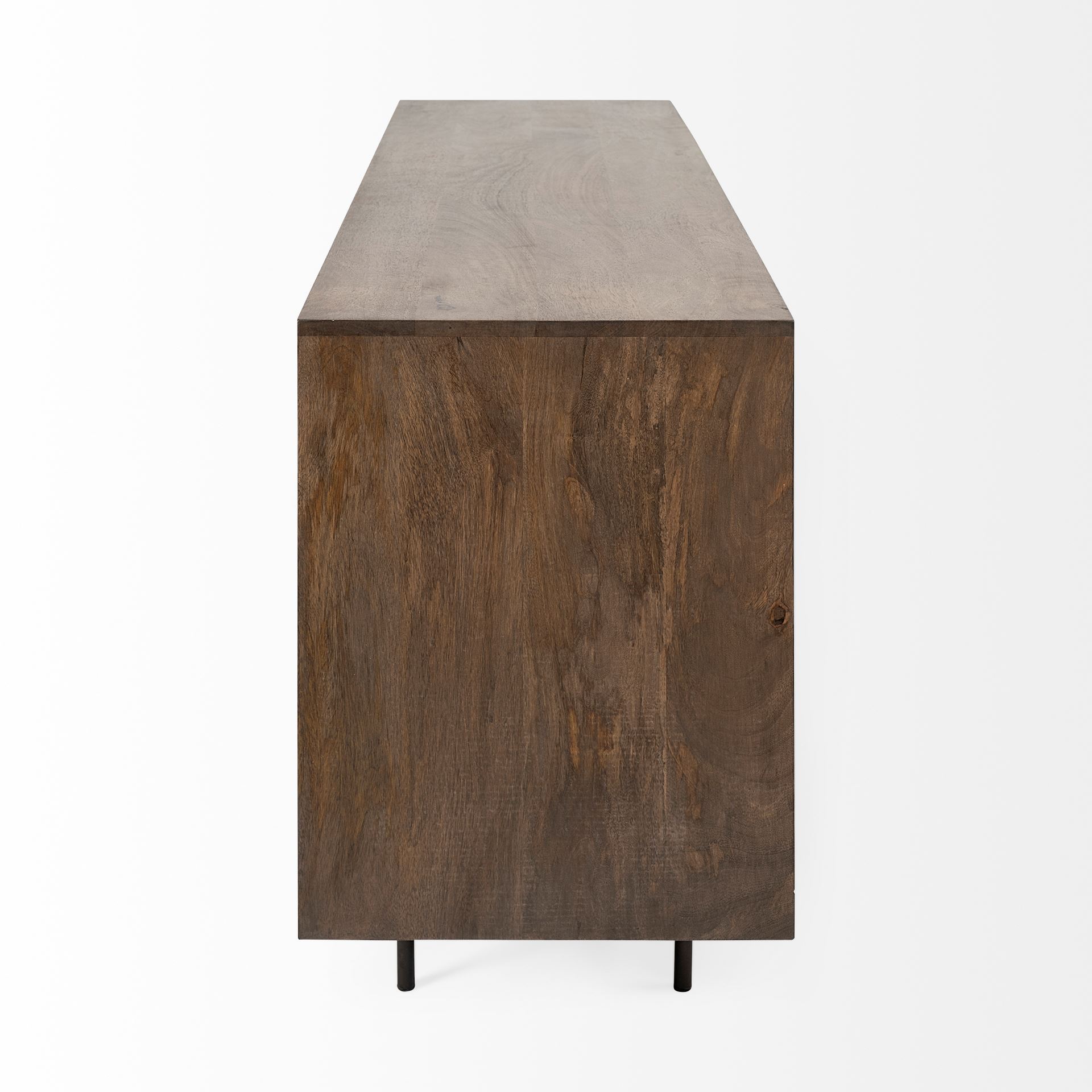 Grace 70Wx18.5Lx31.25H Two-Tone Brown Solid Wood 6 Drawer Sideboard, Sideboards & Buffet by Mercana, 70" length x 18.5" width x 31.25" height View 6