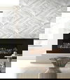 Carrara Horizontal White Peel & Stick Wallpaper thumbnail 2