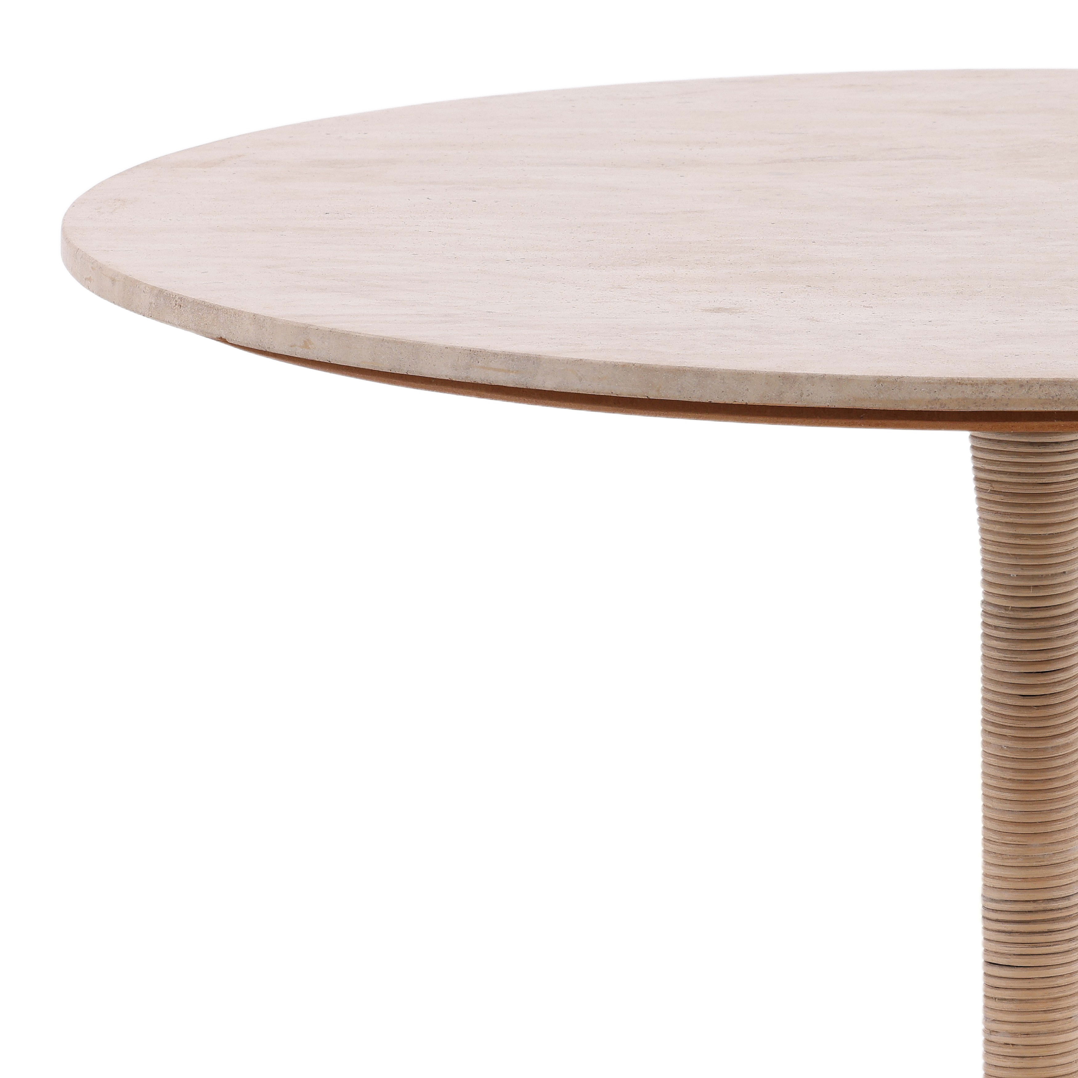 Martine Counter Table Natural, Counter & Bar Table by Dovetail, 36" width x 35" height x 36" diameter x 36" depth View 2