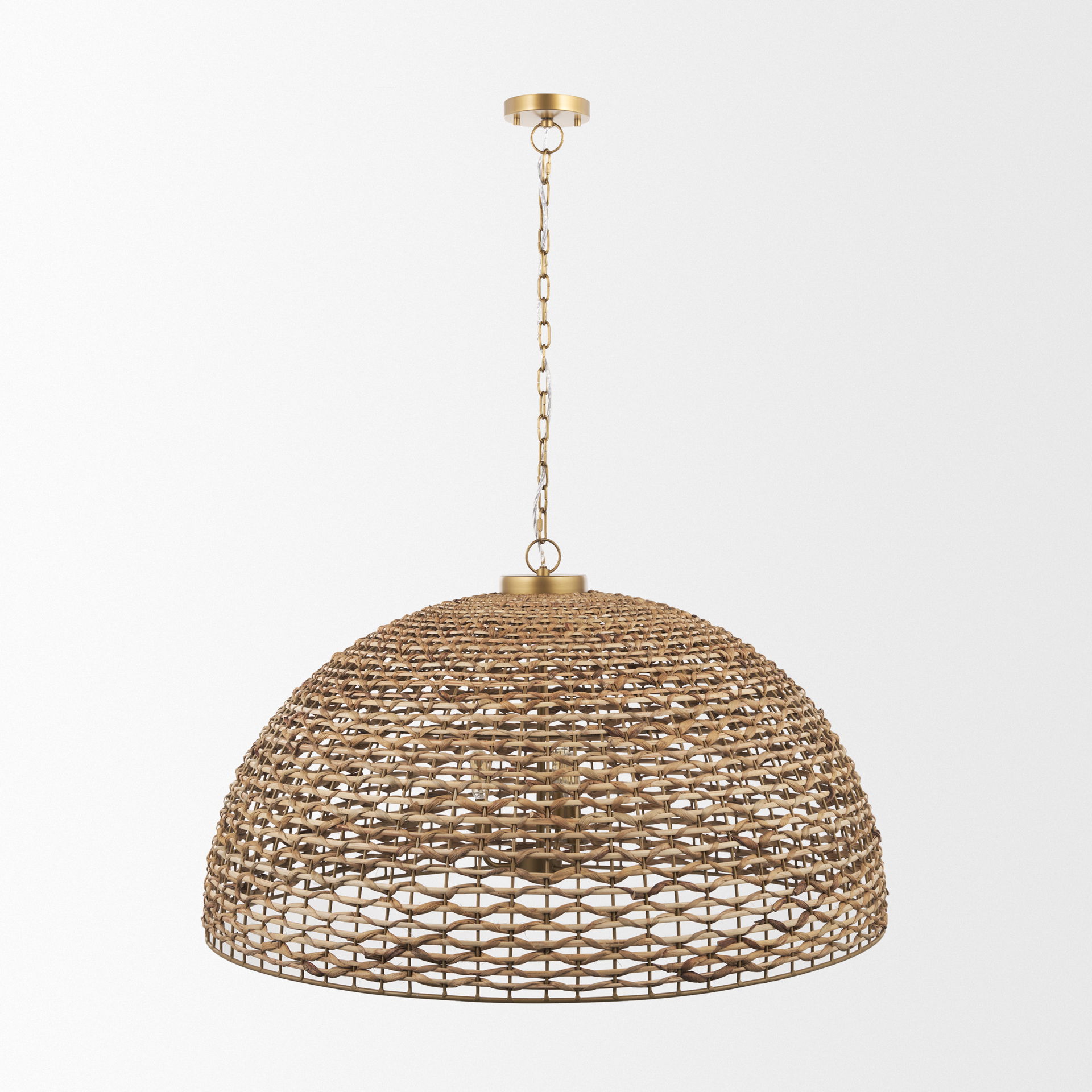 Sana Extra Large Watergrass Pendant Light, by Mercana, 37.75" length x 37.75" width x 21.5" height View 3