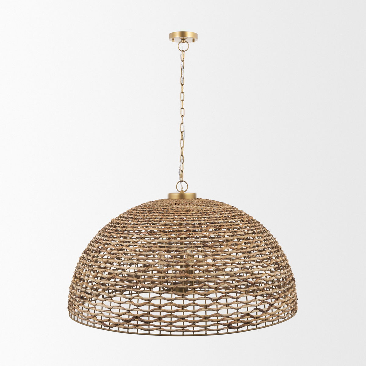 Sana Extra Large Watergrass Pendant Light, by Mercana, 37.75" length x 37.75" width x 21.5" height View 3