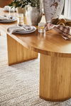 Gabriella Racetrack Dining Table, by Woven, 78" length x 38" width x 30" height thumbnail 3