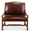 Italian Leather Settee thumbnail 1