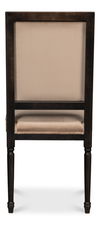 Square Back Side Chair,Nero,Toffee, Dining Chair by Sarreid, 20" length x 20" width x 40" height thumbnail 10