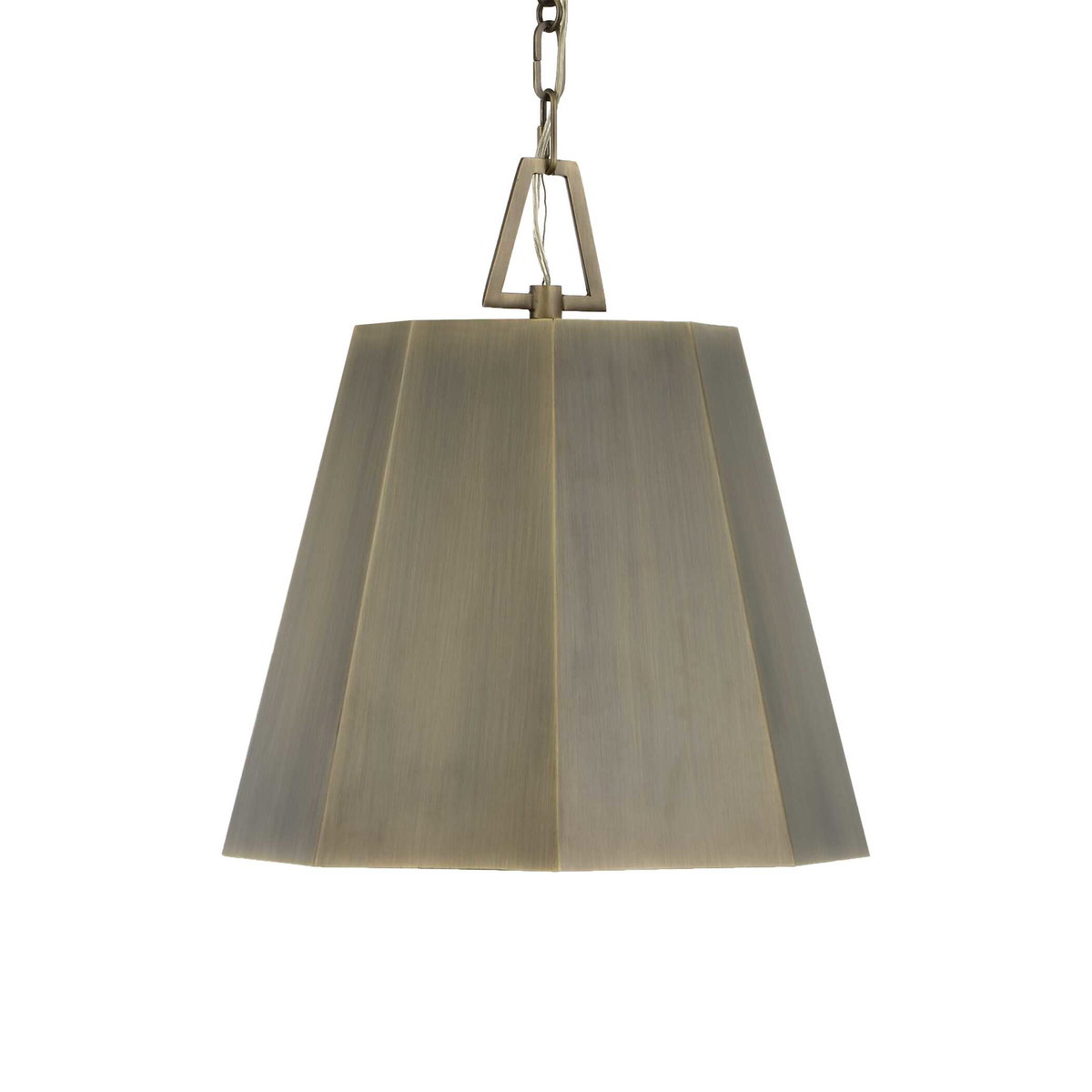 Granada 1 Light Hexagon Pendant, Ceiling Light by Uttermost, 15" width x 16" height x 15" depth View 6