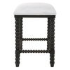 Pryce Black Backless Counter Stool thumbnail 6