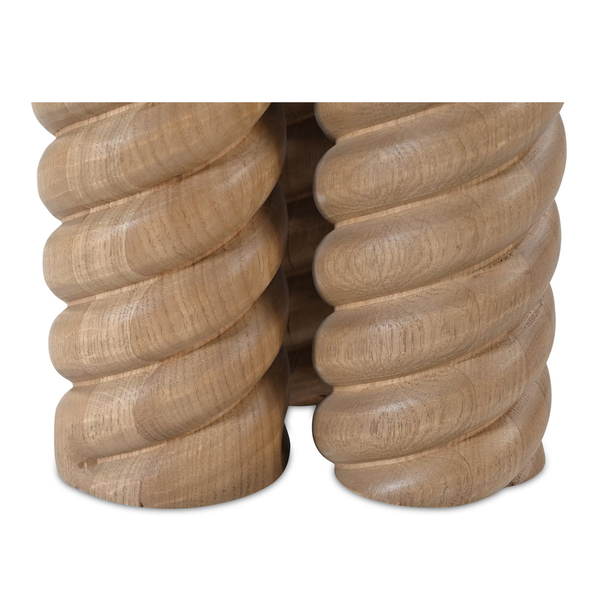 Treccia Side Table Oak, Side & End Table by Moe's Home, 22" width x 22" height x 22" depth View 4
