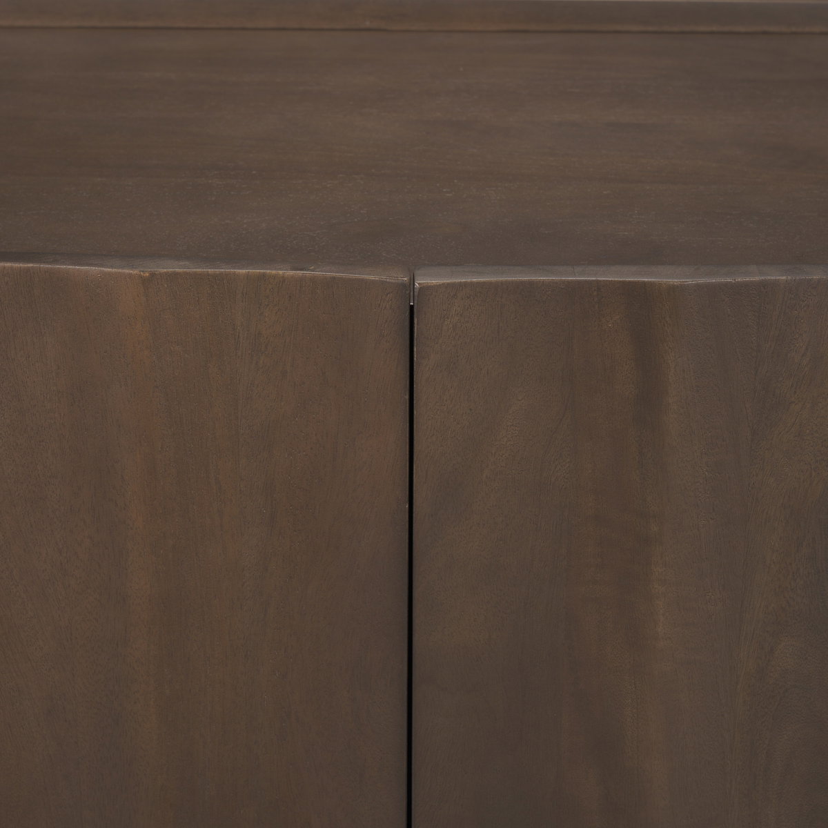 Swanson Dark Brown Wooden Scalloped Sideboard, Sideboards & Buffet by Mercana, 72" length x 19" width x 32" height View 10