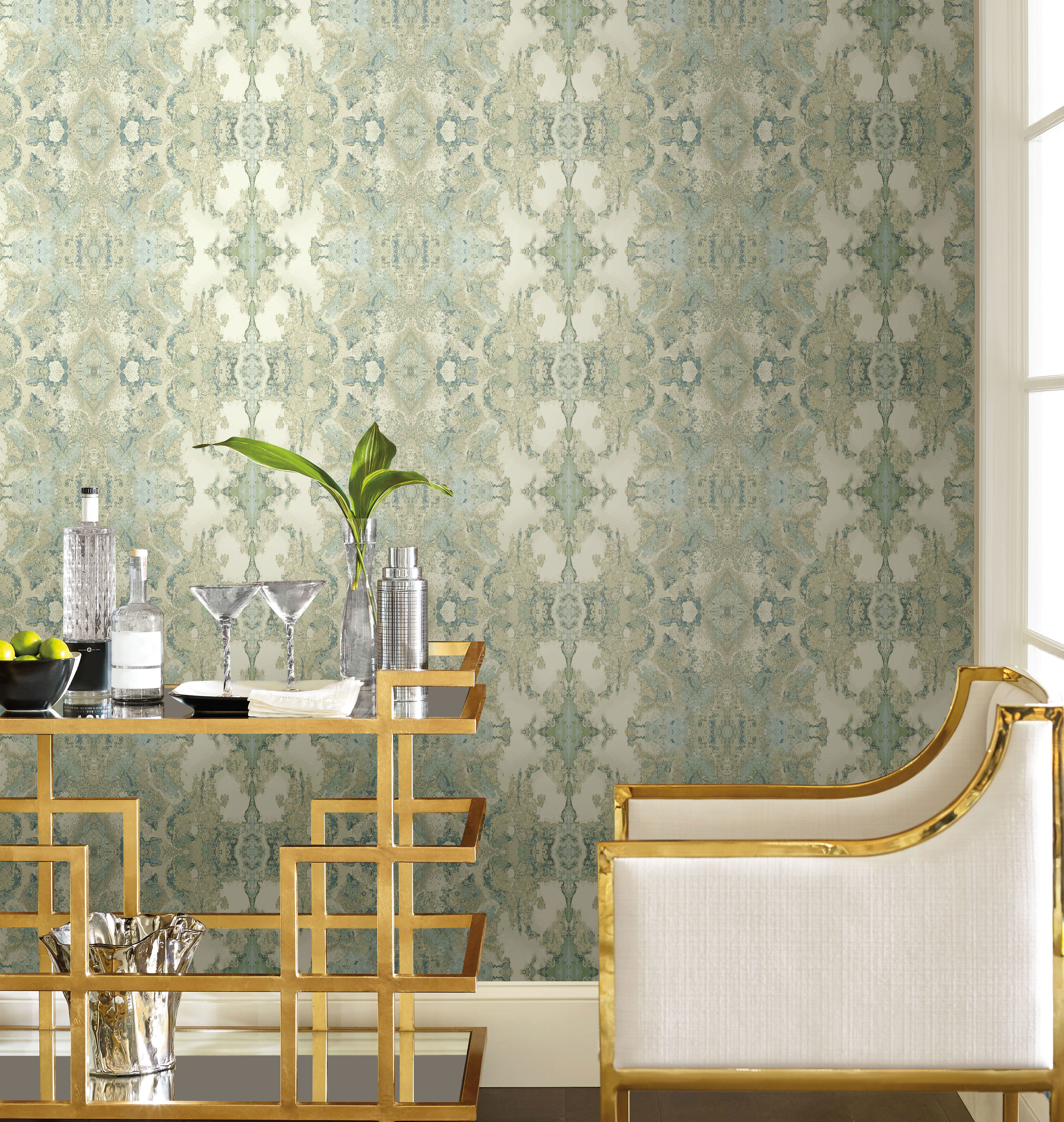 Inner Beauty Pink Peel & Stick Wallpaper, by York Wall, 20' length x 2'3" width x 0.02" depth View 3