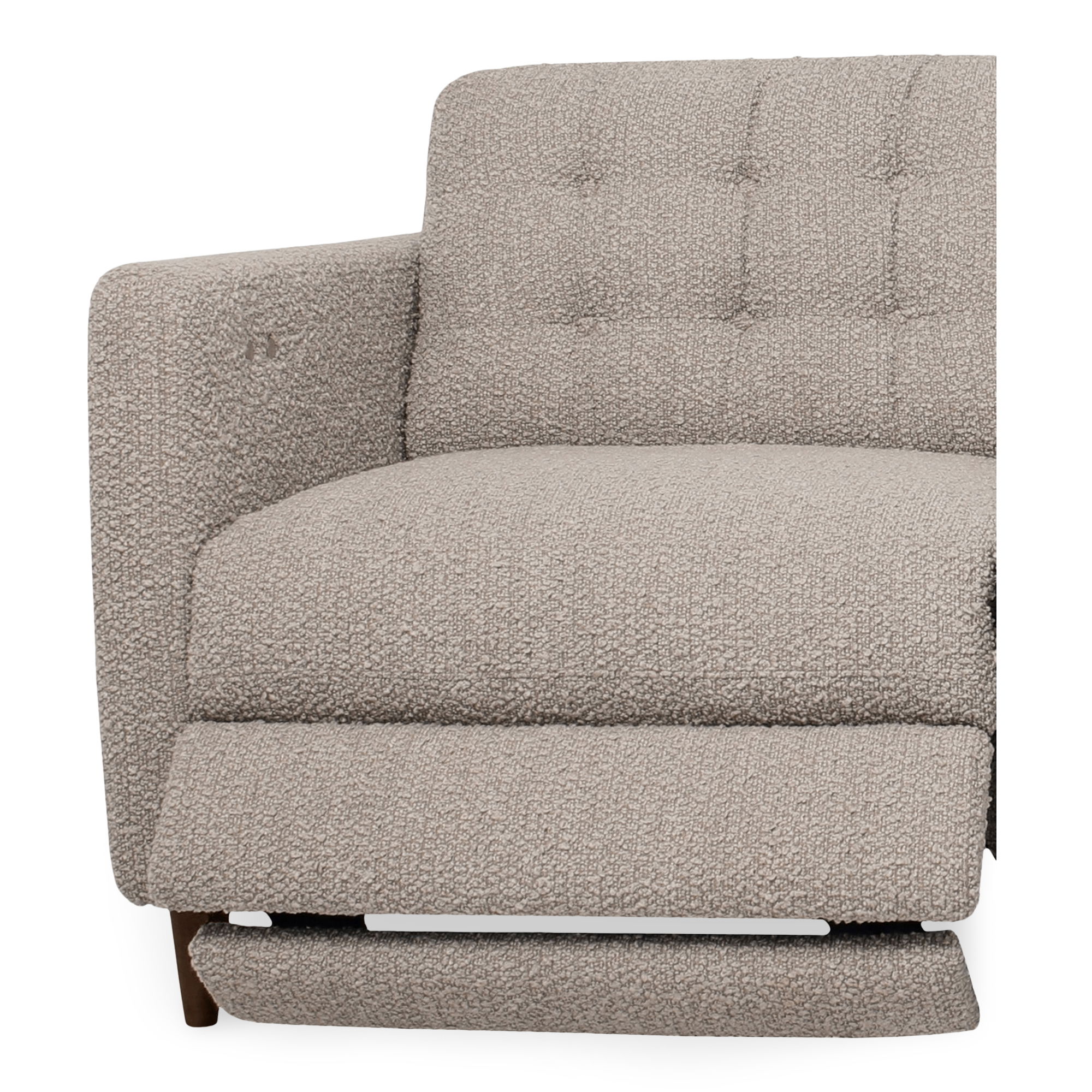 Bridgers Power Recliner Sofa Warm Grey large image 