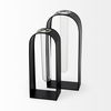 Boyer  Black Metal with Glass Set of Two Test Tube Decorative Objects thumbnail 4
