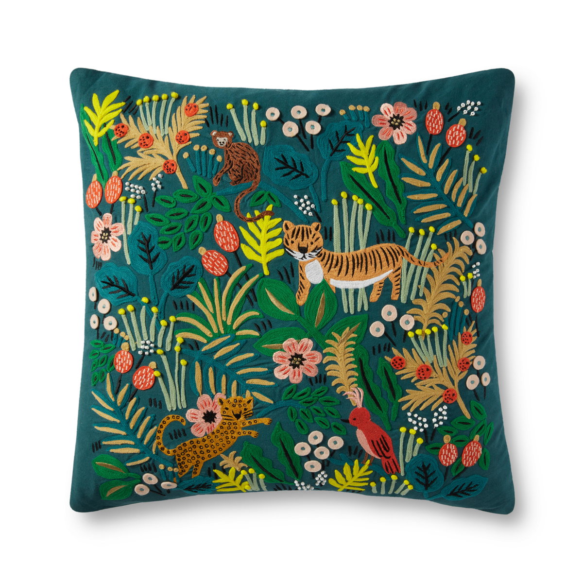 Rifle Paper Co. x Loloi Pillows Pillow, Decorative Pillow, 22" length x 22" width View 1