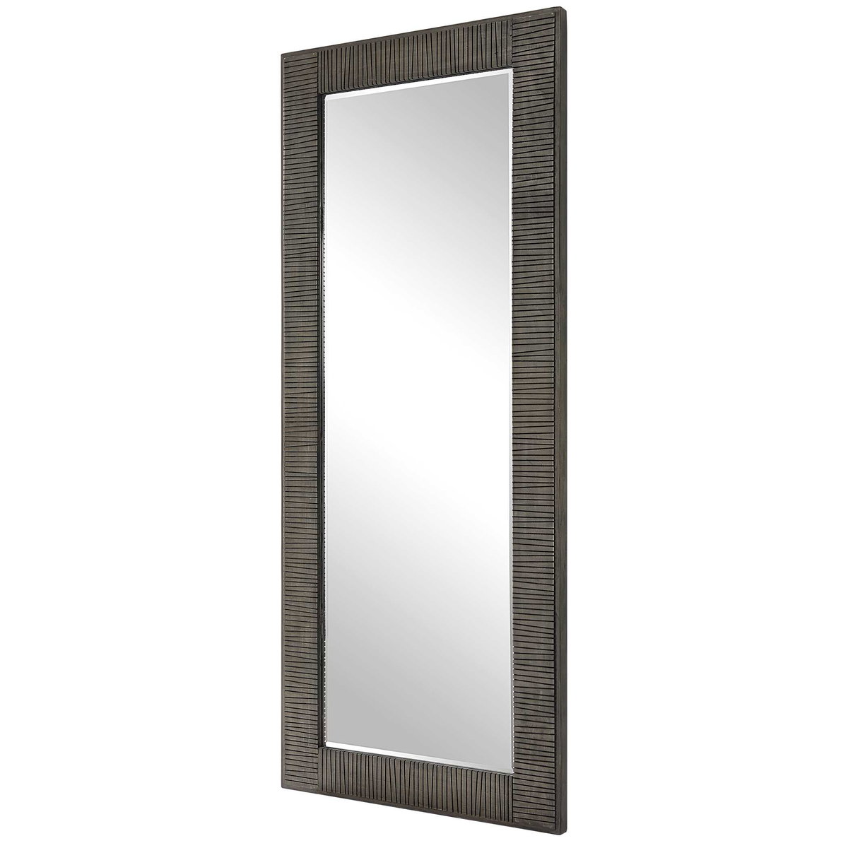 Figaro Oversized Wooden Mirror, by Uttermost, 2'9.5" width x 6'9.5" height x 2" depth View 7