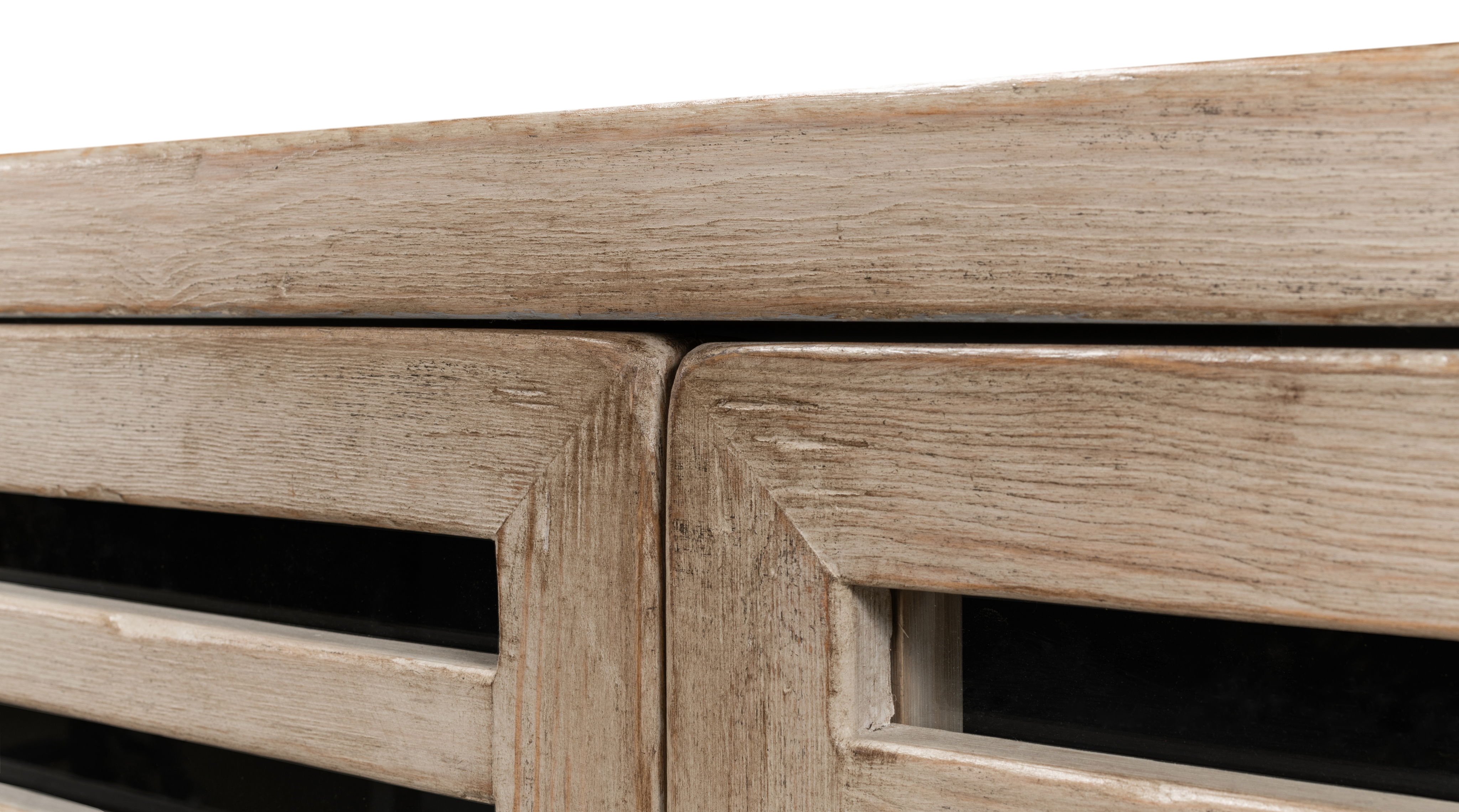 St. Nevis Sideboard, Grey Wash, Cabinets & Sideboard by Sarreid, 92" length x 20" width x 37" height View 7