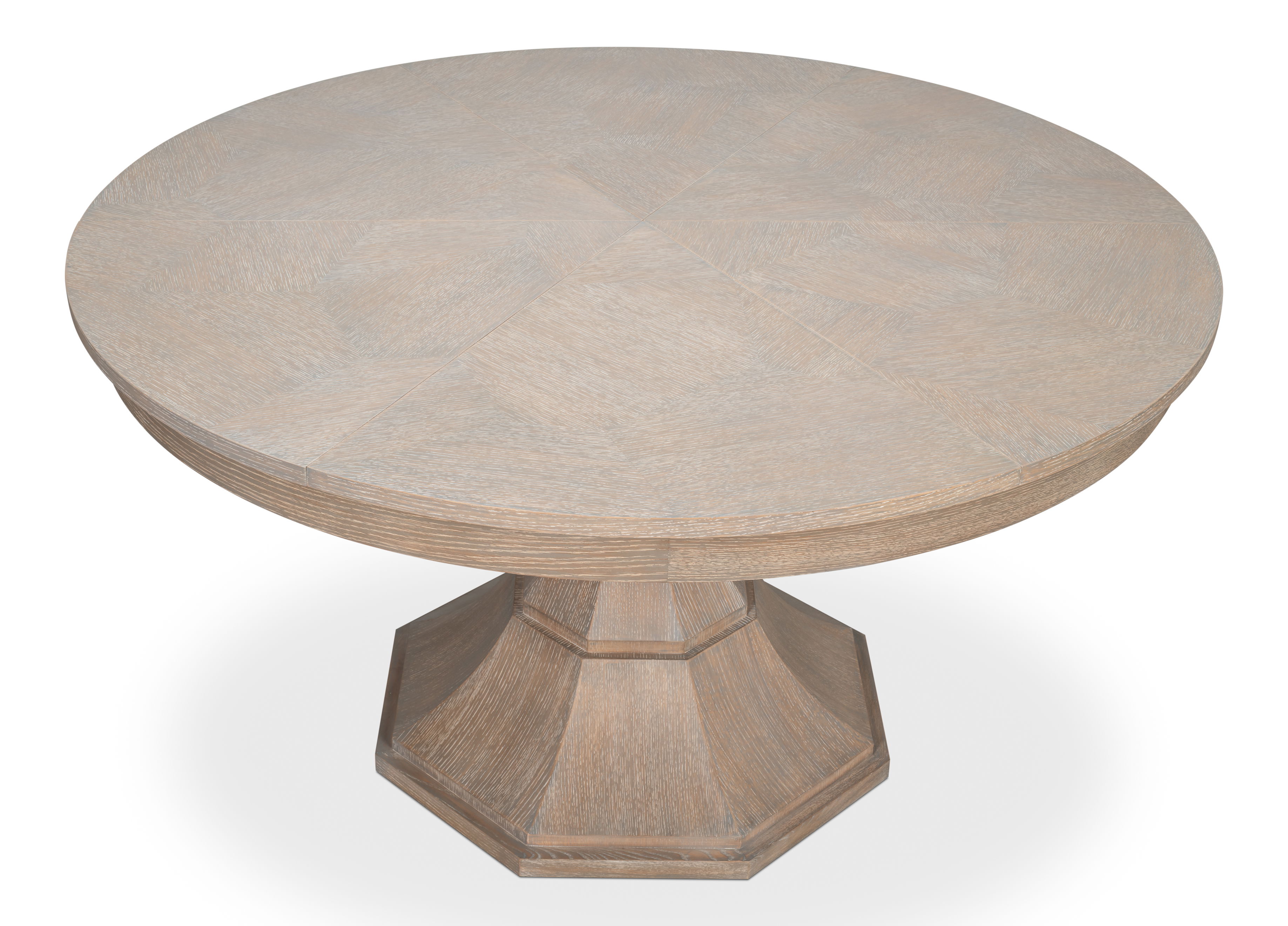 Giselle Jupe Table,Med,Moonskin, Dining Table by Sarreid, 55" length x 55" width x 30" height View 12