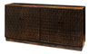 Scrubboard Front Sideboard, Ebony, Cabinets & Sideboard by Sarreid, 71" length x 17" width x 34" height thumbnail 1