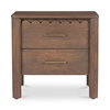 Wiley Nightstand Vintage Brown, by Moe's Home, 23.5" width x 22.5" height x 16.25" depth thumbnail 1