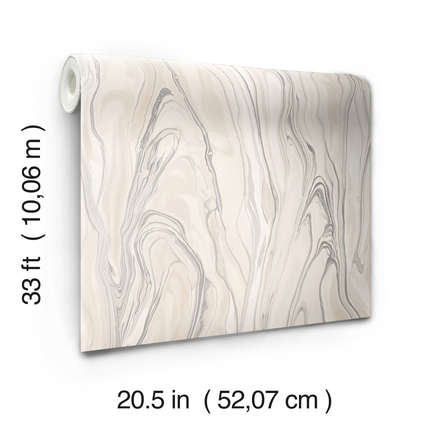 Liquid Marble Pink Wallpaper large image 