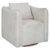 Corben White Swivel Armchair thumbnail 4