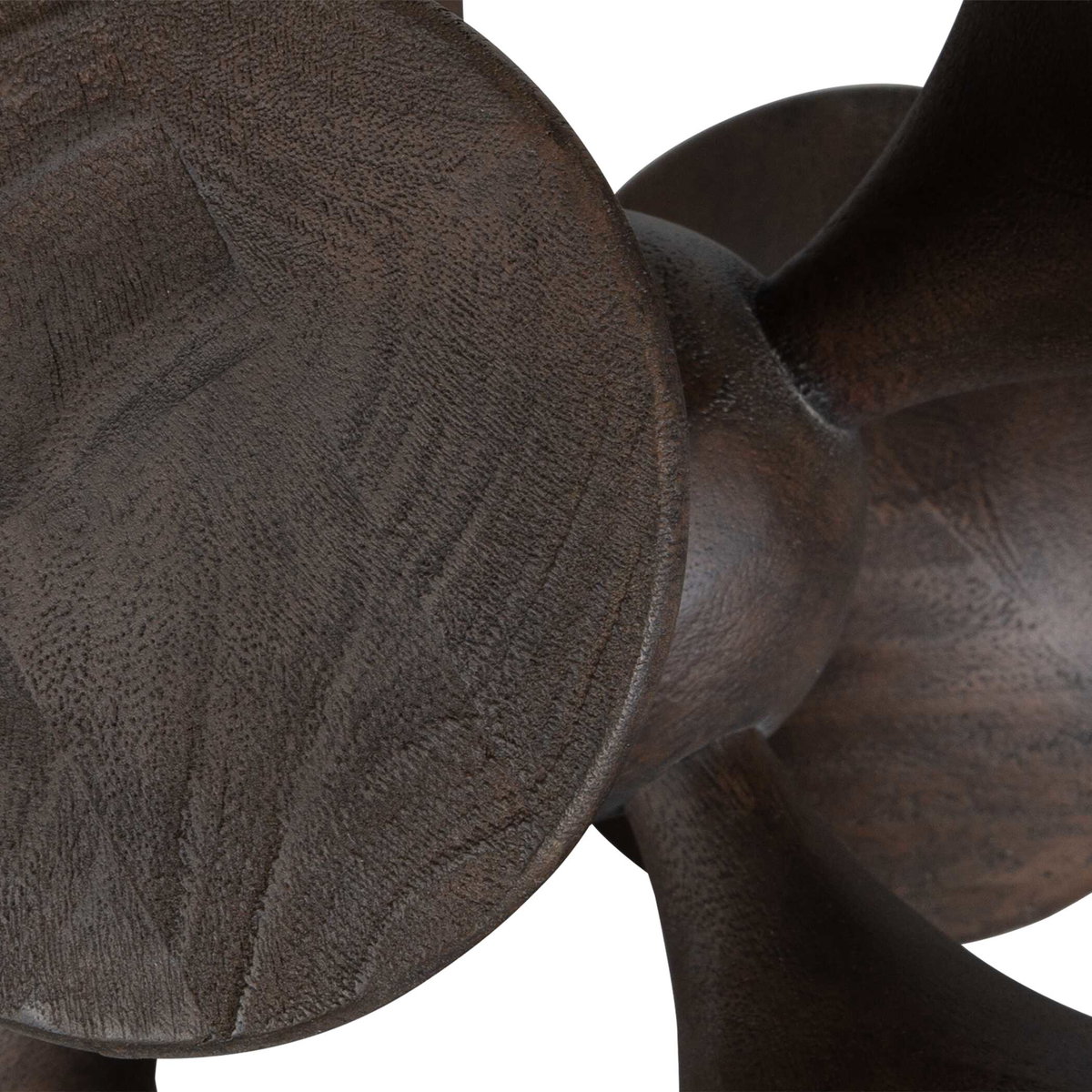Balanced Harmony Dark Wooden Sculptures Set/2, Figurines & Statue by Uttermost, 10" width x 10" height x 10" depth View 8