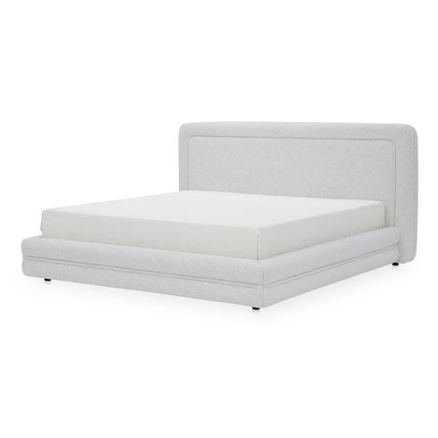 Tory King Bed Pebble