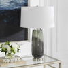 Campa Gray-Blue Table Lamp, by Uttermost, 17" width x 28" height x 17" depth thumbnail 4