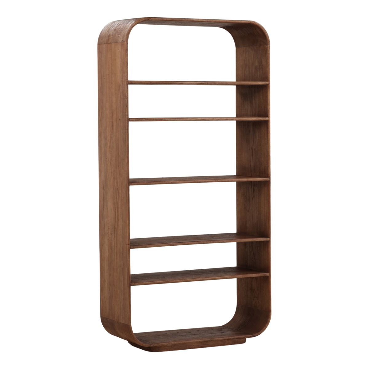 Wailea Bookcase Brown, Shelving & Bookcase by Dovetail, 39.37" width x 78.74" height x 15.75" depth View 1