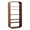 Wailea Bookcase Brown, Shelving & Bookcase by Dovetail, 39.37" width x 78.74" height x 15.75" depth thumbnail 1