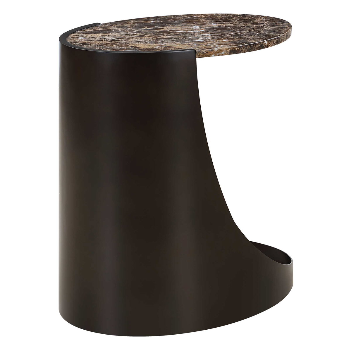 Welling Modern Metal Side Table, Side & End Table by Uttermost, 20" width x 22" height x 13.75" depth View 8