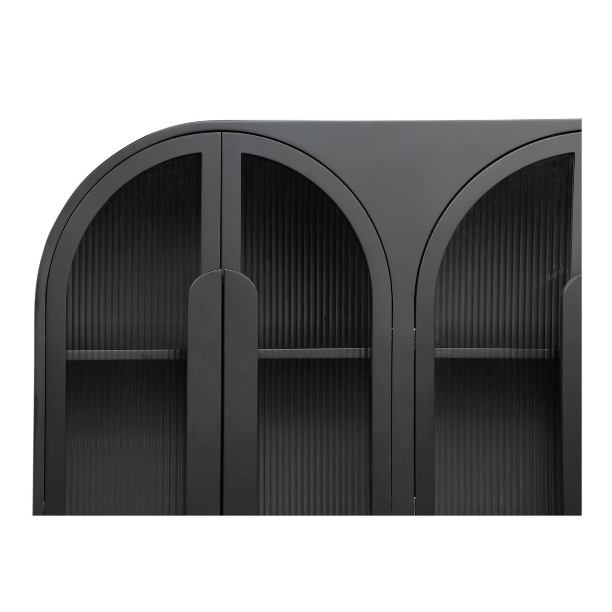 Salone Cabinet Black, Cabinets & Sideboard by Moe's Home, 53" width x 34" height x 18" depth View 7