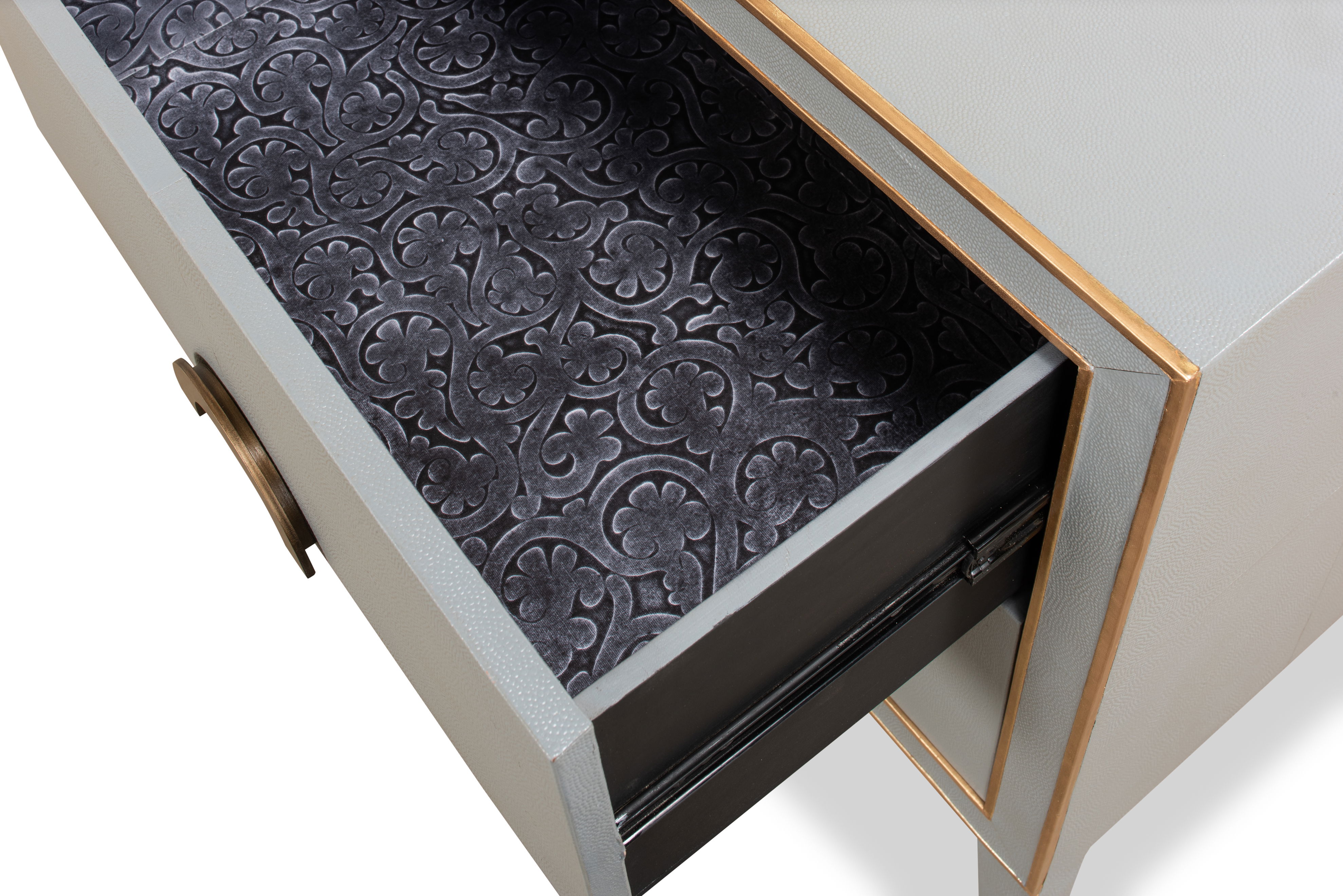 Gabriella Night Stand  Storm Grey large image 