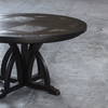 Maiva Round Black Dining Table, by Uttermost, 56" width x 30" height x 56" depth thumbnail 5