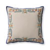 Rifle Paper Co. x Loloi Willow Border Pillow, Decorative Pillow, 22" length x 22" width thumbnail 1