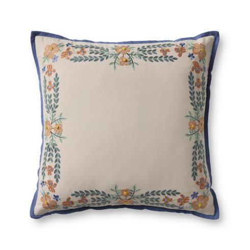 Rifle Paper Co. x Loloi Willow Border Pillow