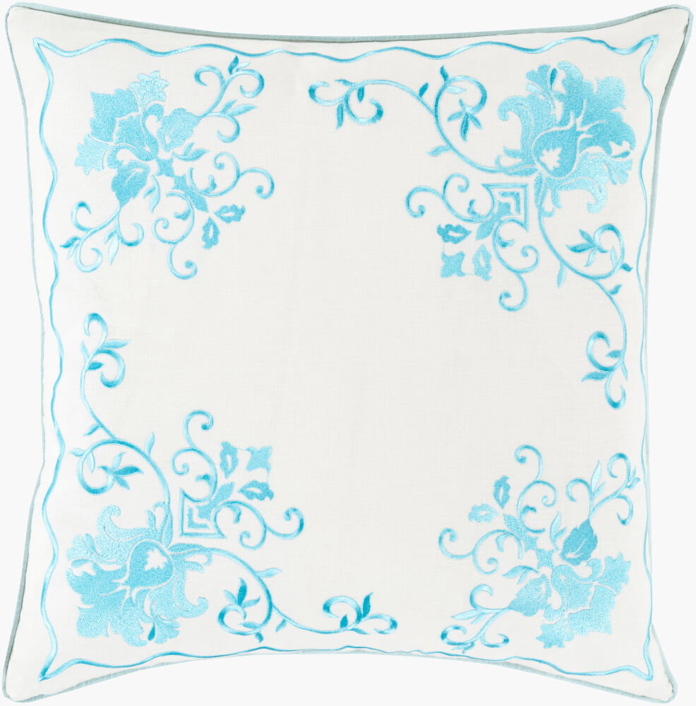Eloise Accent Pillow, Decorative Pillow by Surya, 18" length x 18" width