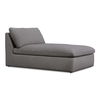 Miles Outdoor Chaise Speckled Light Grey thumbnail 1