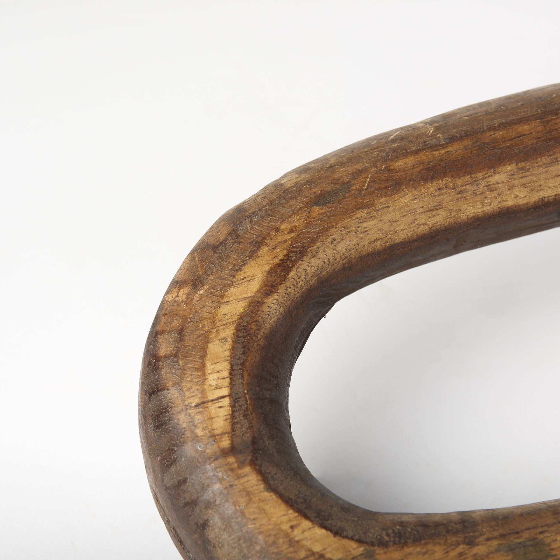 Tayla Large Medium Brown Wood Chain Link, Decorative Object by Mercana, 9.5" length x 2" width x 21" height View 8