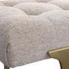 Imperial Upholstered Gray Bench, Benche by Uttermost, 48" width x 19" height x 16" depth thumbnail 7